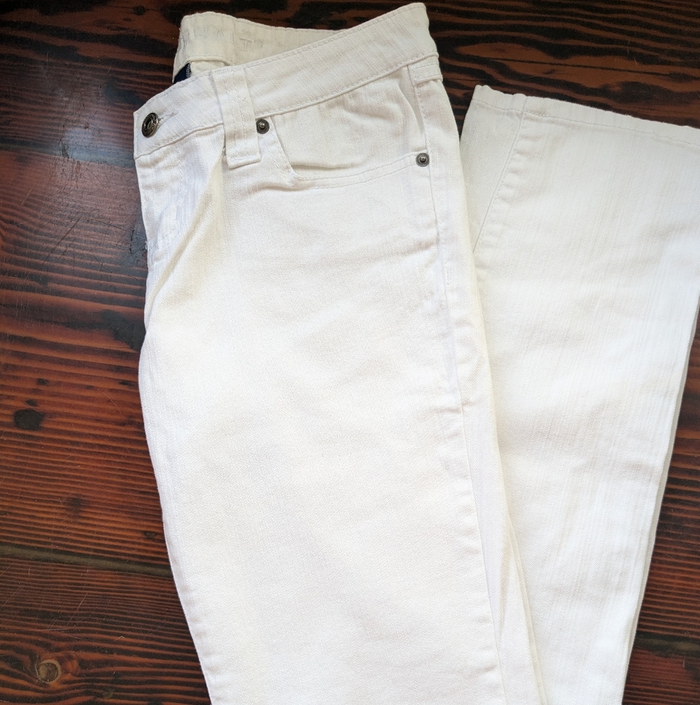 Blue Asphalt White Straight Leg Jeans